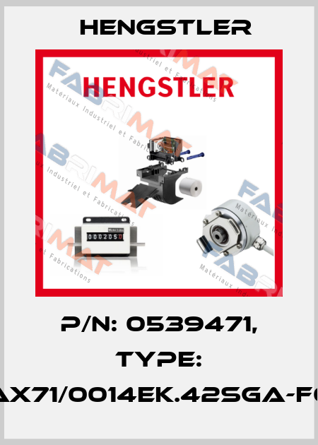 p/n: 0539471, Type: AX71/0014EK.42SGA-F0 Hengstler