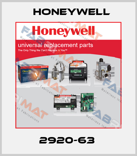 2920-63  Honeywell