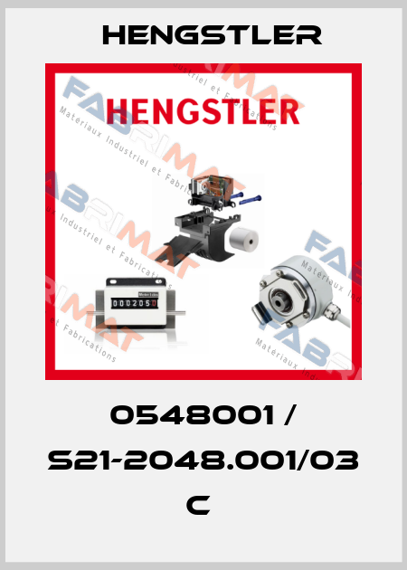 0548001 / S21-2048.001/03 c  Hengstler