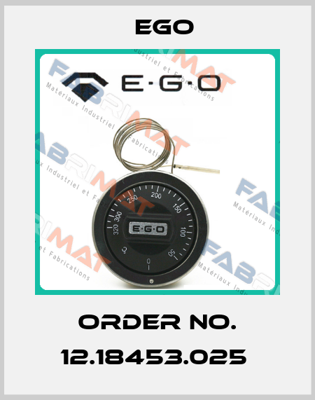 Order No. 12.18453.025  EGO