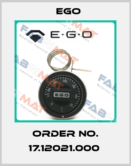 Order No. 17.12021.000  EGO