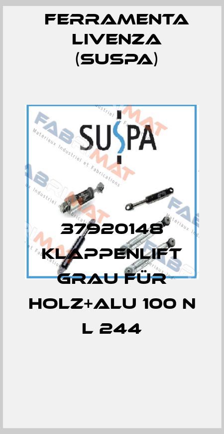 37920148 Klappenlift grau für Holz+Alu 100 N L 244 Ferramenta Livenza (Suspa)