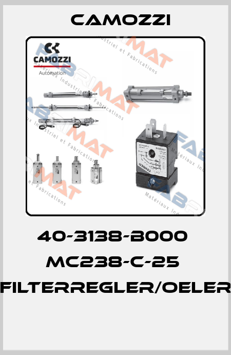 40-3138-B000  MC238-C-25  FILTERREGLER/OELER  Camozzi