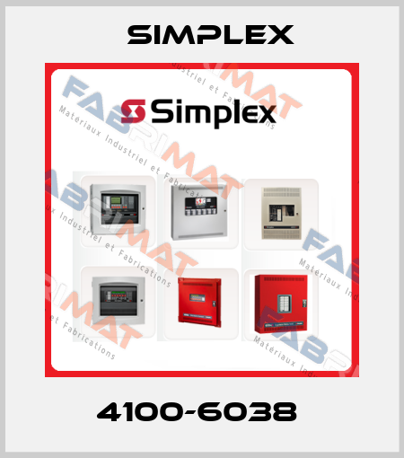 4100-6038  Simplex