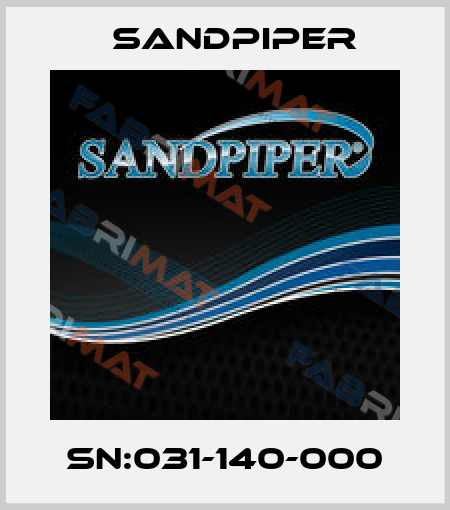 SN:031-140-000 Sandpiper