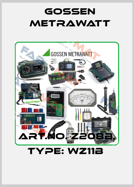 Art.No. Z208B, Type: WZ11B  Gossen Metrawatt
