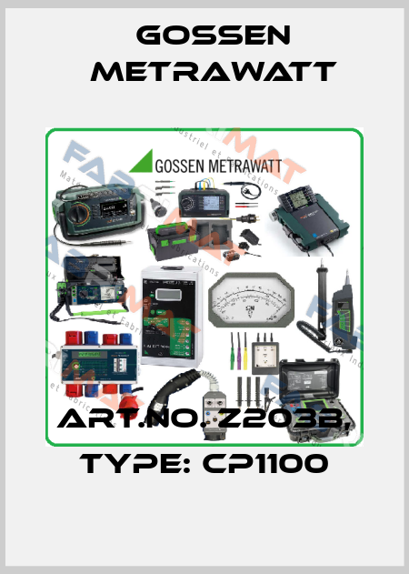 Art.No. Z203B, Type: CP1100 Gossen Metrawatt