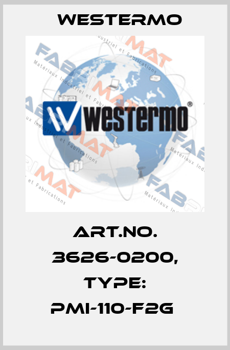 Art.No. 3626-0200, Type: PMI-110-F2G  Westermo