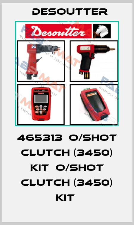 465313  O/SHOT CLUTCH (3450) KIT  O/SHOT CLUTCH (3450) KIT  Desoutter
