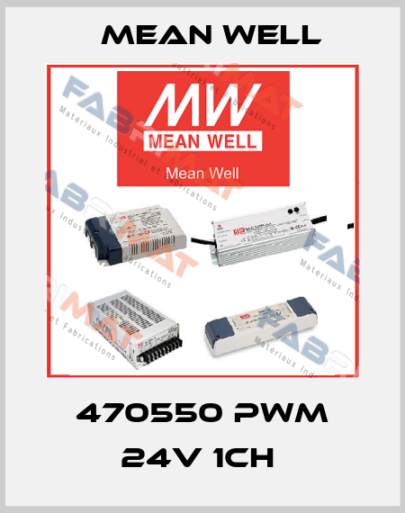 470550 PWM 24V 1CH  Mean Well
