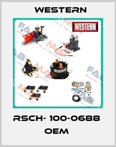  RSCH- 100-0688  oem  Western