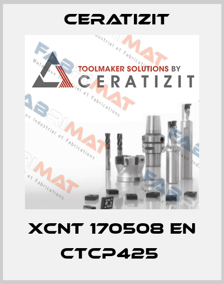 XCNT 170508 EN CTCP425  Ceratizit