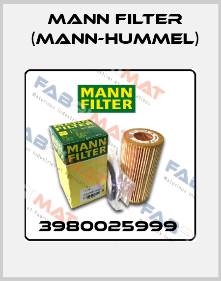 3980025999  Mann Filter (Mann-Hummel)