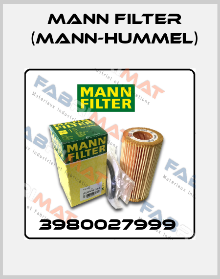 3980027999  Mann Filter (Mann-Hummel)