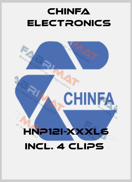 HNP12I-XXXL6 incl. 4 clips  Chinfa Electronics