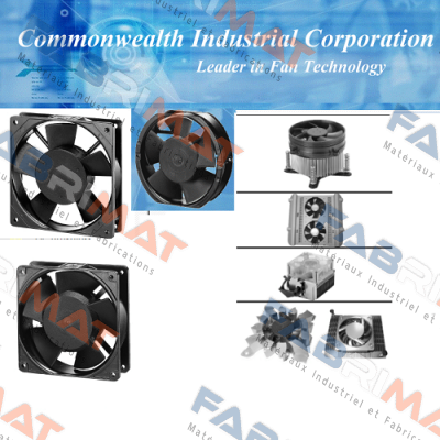 FP108EX/230VS1WB (Fan 172x150x51mm Ball 230V Leads) Commonwealth