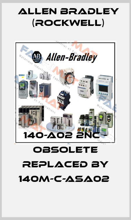 140-A02 2NC - obsolete replaced by 140M-C-ASA02  Allen Bradley (Rockwell)