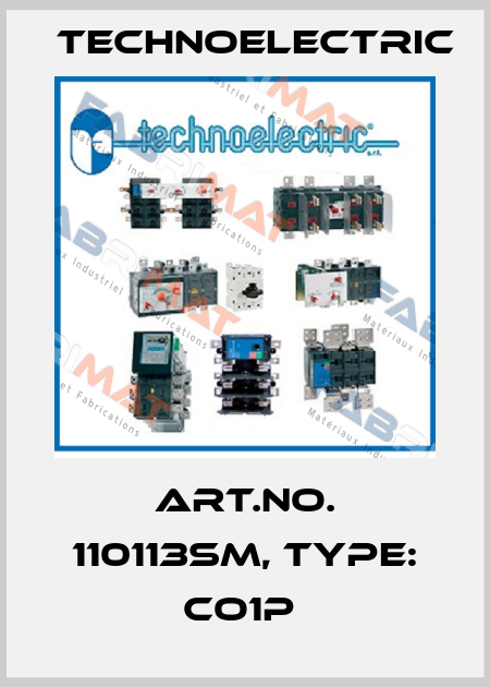 Art.No. 110113SM, Type: CO1P  Technoelectric