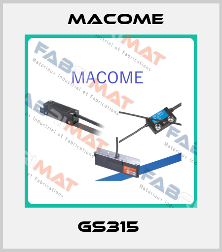 GS315  Macome