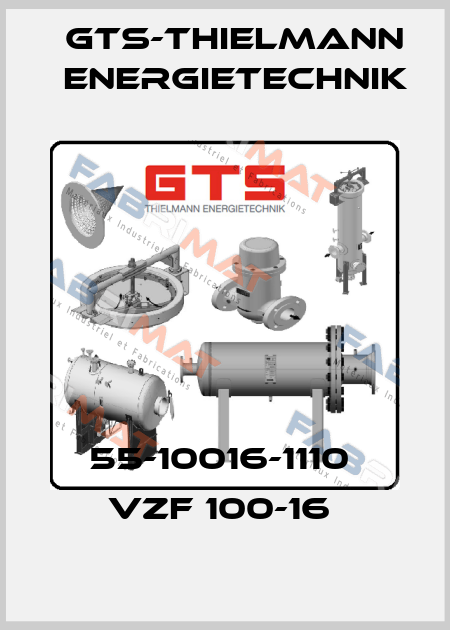 55-10016-1110  VZF 100-16  GTS-Thielmann Energietechnik