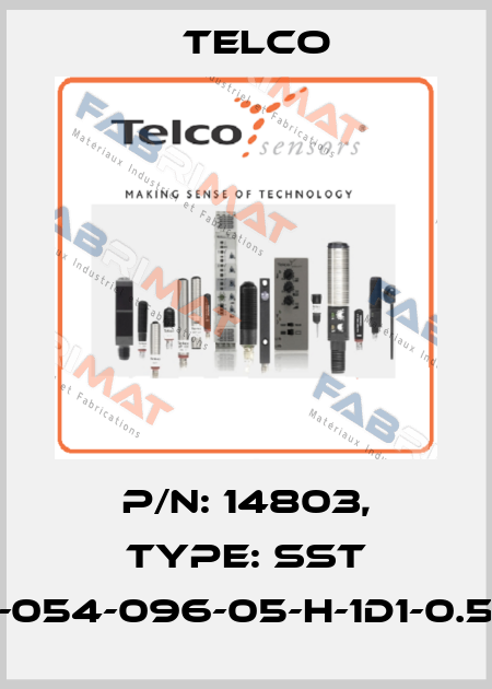 p/n: 14803, Type: SST 02-054-096-05-H-1D1-0.5-J5 Telco