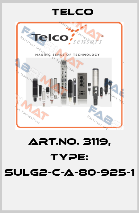 Art.No. 3119, Type: SULG2-C-A-80-925-1  Telco