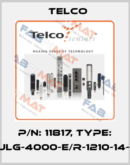 p/n: 11817, Type: SULG-4000-E/R-1210-14-01 Telco