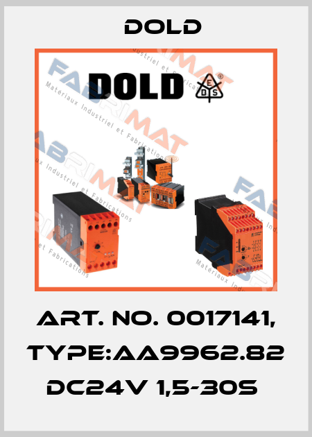 Art. No. 0017141, Type:AA9962.82 DC24V 1,5-30S  Dold