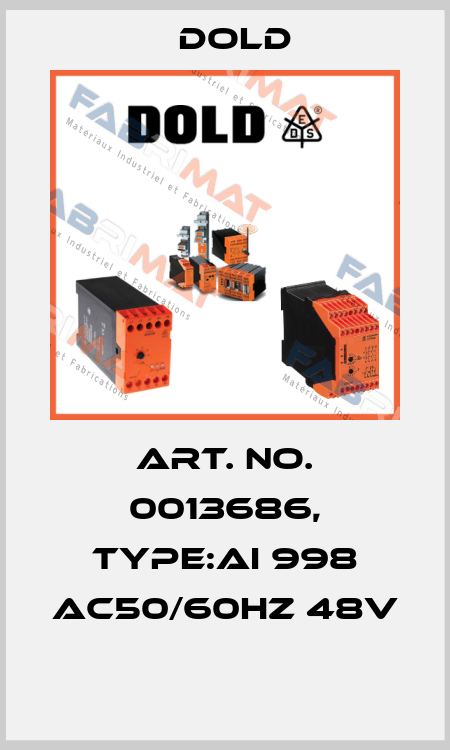 Art. No. 0013686, Type:AI 998 AC50/60HZ 48V  Dold