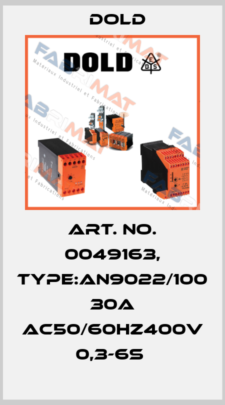 Art. No. 0049163, Type:AN9022/100 30A AC50/60HZ400V 0,3-6S  Dold