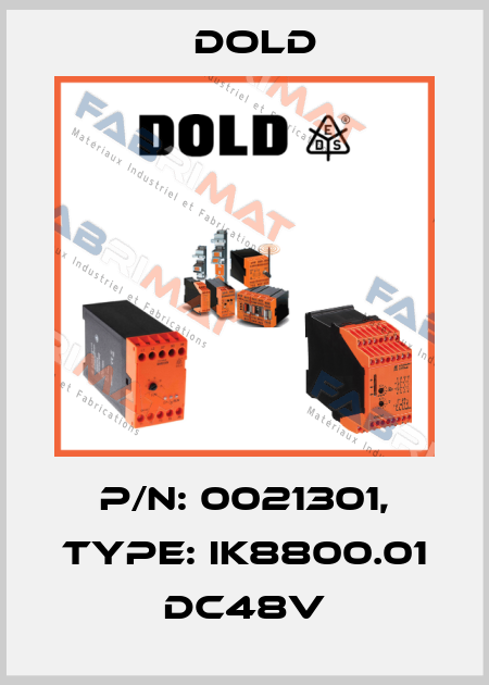 p/n: 0021301, Type: IK8800.01 DC48V Dold