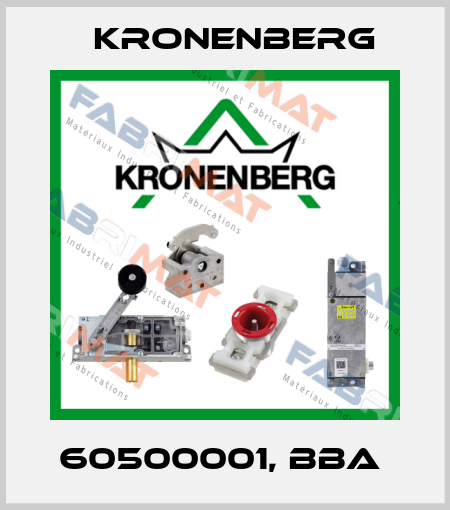 60500001, BBA  Kronenberg