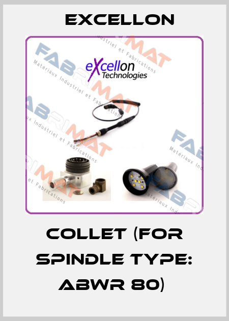 COLLET (For spindle type: ABWR 80)  Excellon