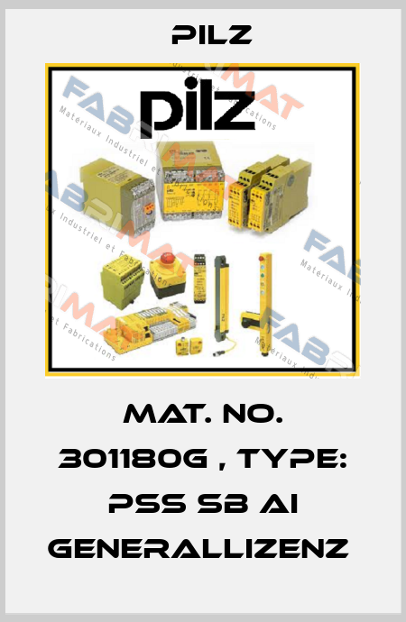 Mat. No. 301180G , Type: PSS SB AI Generallizenz  Pilz