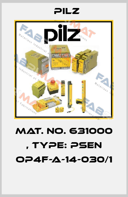 Mat. No. 631000 , Type: PSEN op4F-A-14-030/1  Pilz