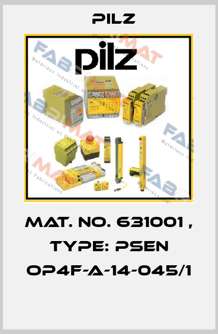 Mat. No. 631001 , Type: PSEN op4F-A-14-045/1  Pilz