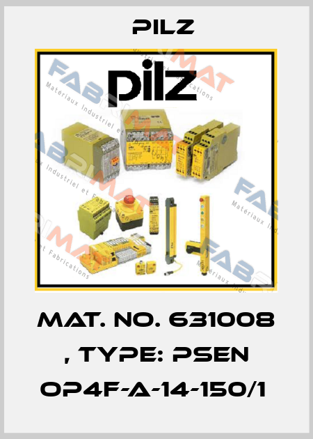 Mat. No. 631008 , Type: PSEN op4F-A-14-150/1  Pilz