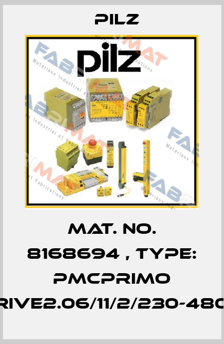 Mat. No. 8168694 , Type: PMCprimo Drive2.06/11/2/230-480V Pilz
