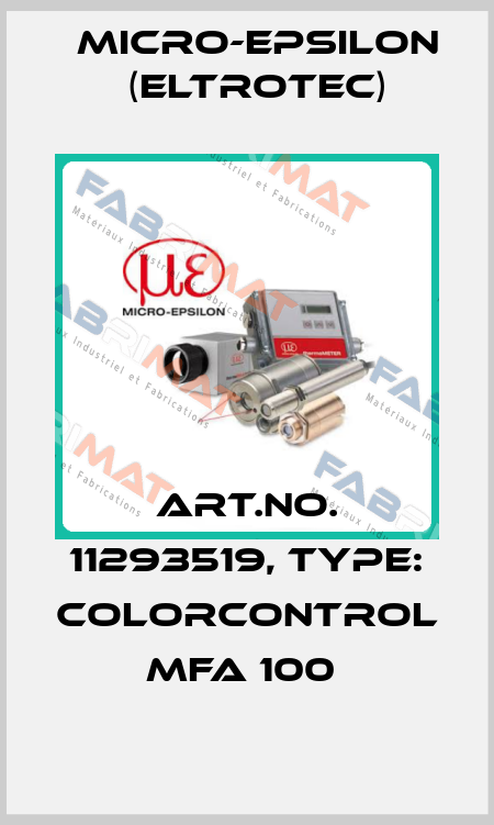 Art.No. 11293519, Type: colorCONTROL MFA 100  Micro-Epsilon (Eltrotec)