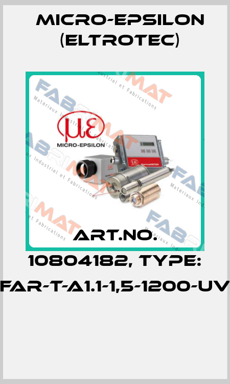 Art.No. 10804182, Type: FAR-T-A1.1-1,5-1200-UV  Micro-Epsilon (Eltrotec)