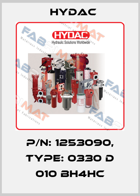 P/N: 1253090, Type: 0330 D 010 BH4HC Hydac