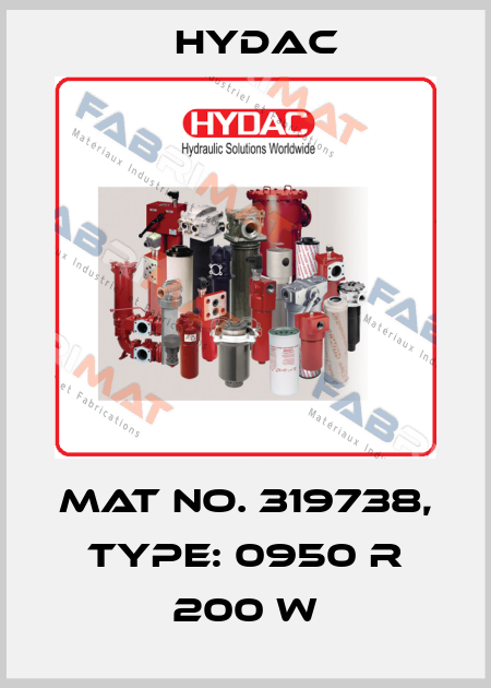 Mat No. 319738, Type: 0950 R 200 W Hydac