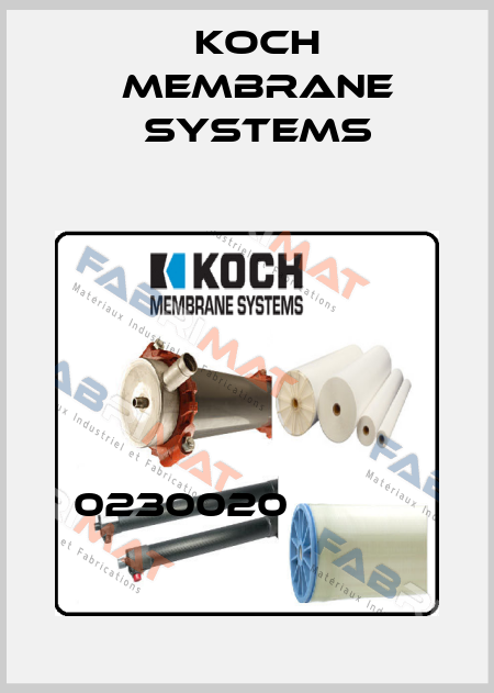 0230020            Koch Membrane Systems