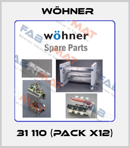 31 110 (pack x12) Wöhner
