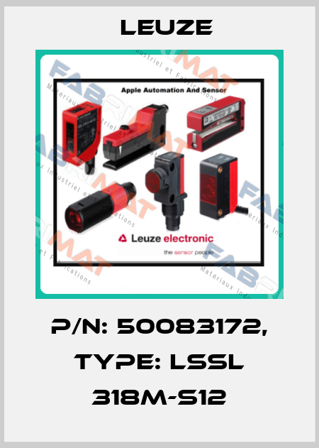 p/n: 50083172, Type: LSSL 318M-S12 Leuze