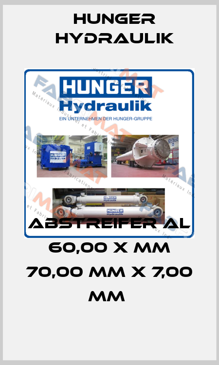 Abstreifer Al 60,00 x mm 70,00 mm x 7,00 mm  HUNGER Hydraulik