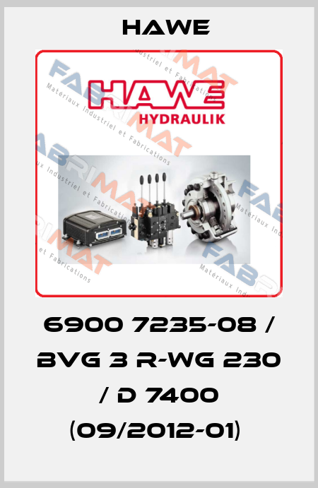 6900 7235-08 / BVG 3 R-WG 230 / D 7400 (09/2012-01)  Hawe