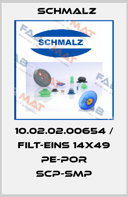 10.02.02.00654 / FILT-EINS 14x49 PE-POR SCP-SMP Schmalz
