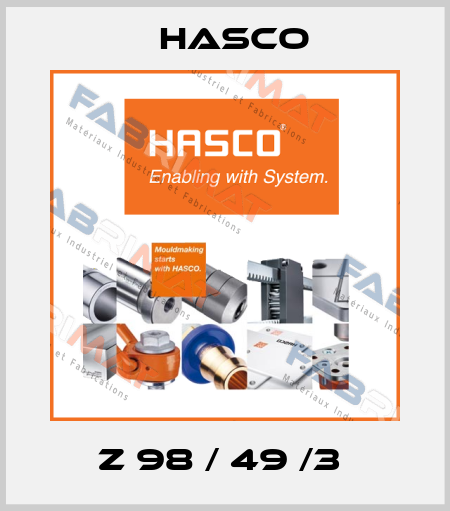 Z 98 / 49 /3  Hasco