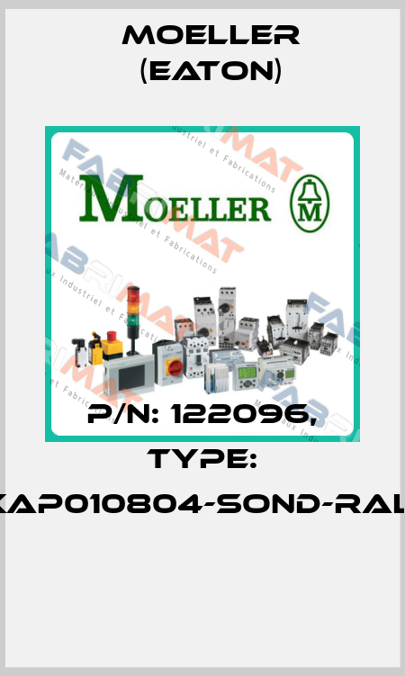 P/N: 122096, Type: XAP010804-SOND-RAL*  Moeller (Eaton)